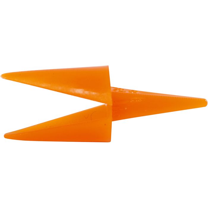 Becs de poules, L : 30 mm, orange, 50 pièces/ 1 Pq.