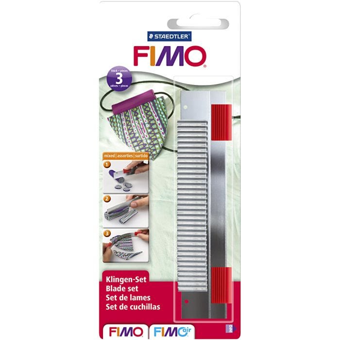 Lot de Lames Interchangeables FIMO, 3 pièce/ 1 Pq.