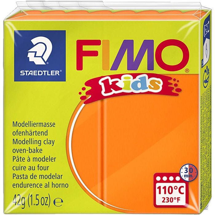 Pâte FIMO® pour Enfant, orange, 42 gr/ 1 Pq.
