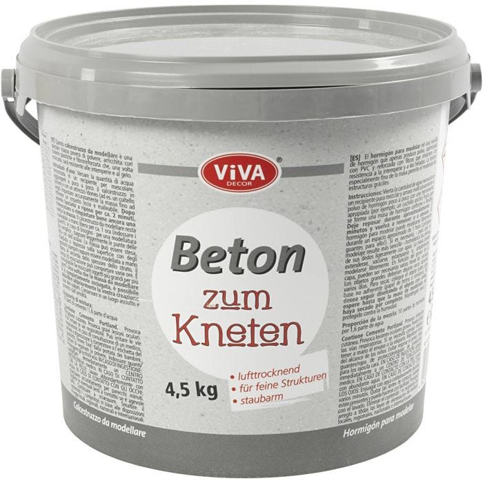 Béton à modeler, gris, 4500 gr/ 1 Pq.