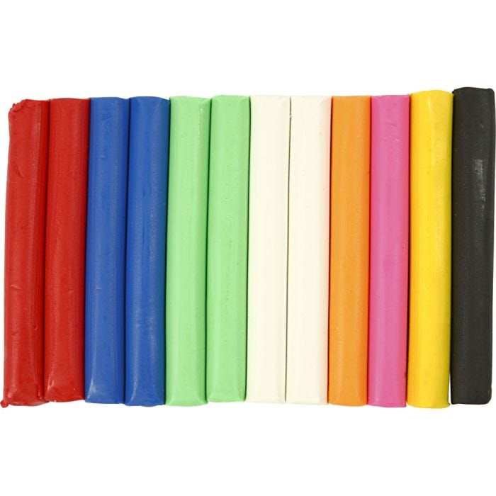 Pâte à Modeler , ass. de couleurs, 200 gr/ 1 Pq.