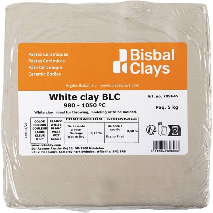 Argile décorative, 5 kg/ 1 Pq.