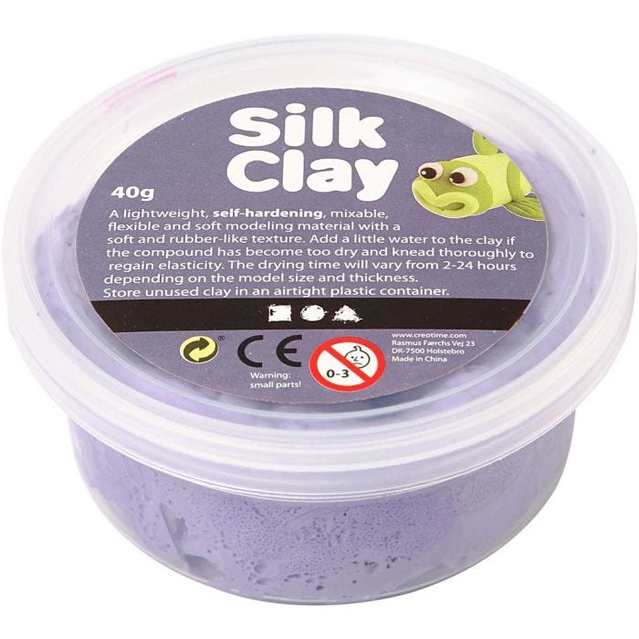 Silk Clay®, violet, 40 gr/ 1 boîte