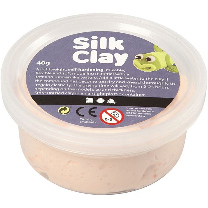 Silk Clay®, beige clair, 40 gr/ 1 boîte