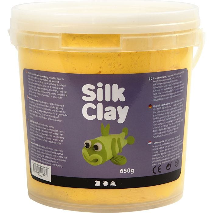 Silk Clay®, jaune, 650 gr/ 1 seau