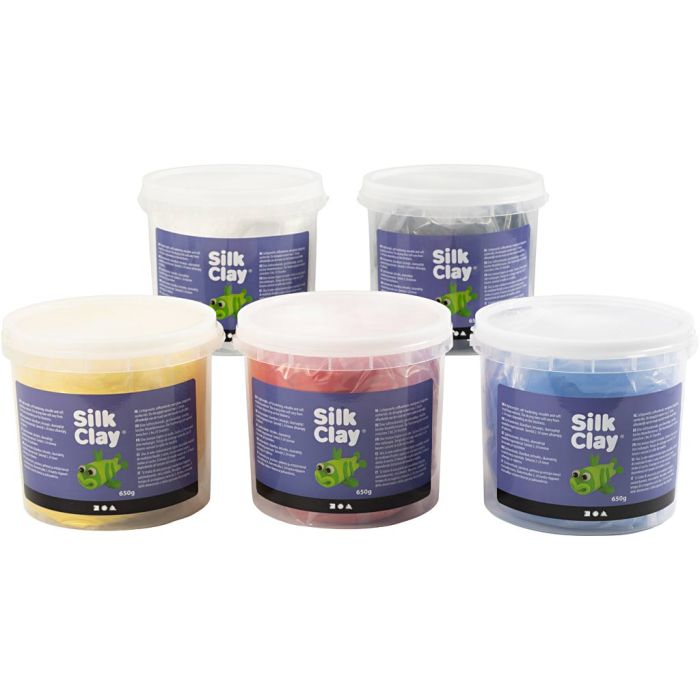 Silk Clay®, couleur primaire, 5x650 gr/ 1 Pq.