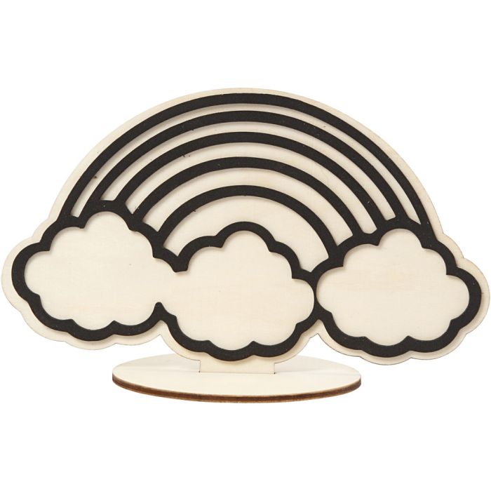 Figurine décorative, Arc-en-ciel, 10,5 cm, 1 pièce