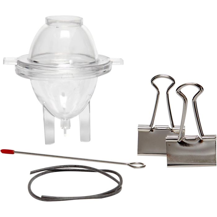 Moule pour bougie, Oeuf, H : 65 mm, d 47 mm, 1 pièce