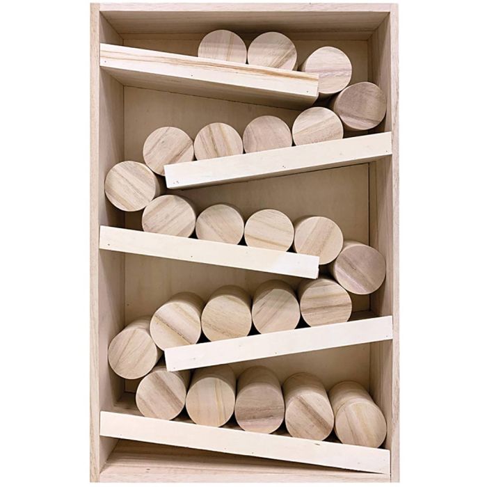 Calendrier de l'avent à personnaliser, dim. 45,5x29x7,8 cm, 1 pièce