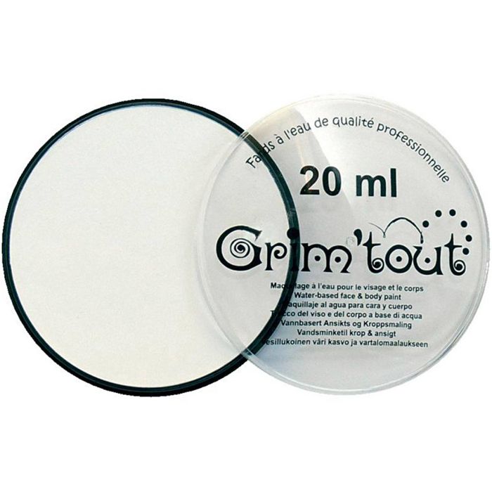 Maquillage professionnel Fard, blanc, 20 ml/ 1 boîte