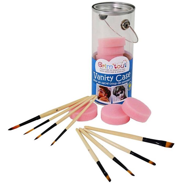 Vanity case d'accessoires pour maquillage, 16 pièces/ 1 Pq.