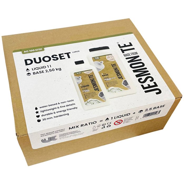 Jesmonite AC 100 Liquide de base - Base poudre, 2.5 kg/ 1 Pq.