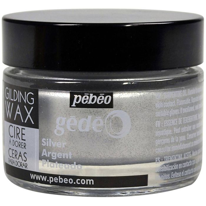 Cire à dorer Pébéo, argent, 30 ml/ 1 boîte