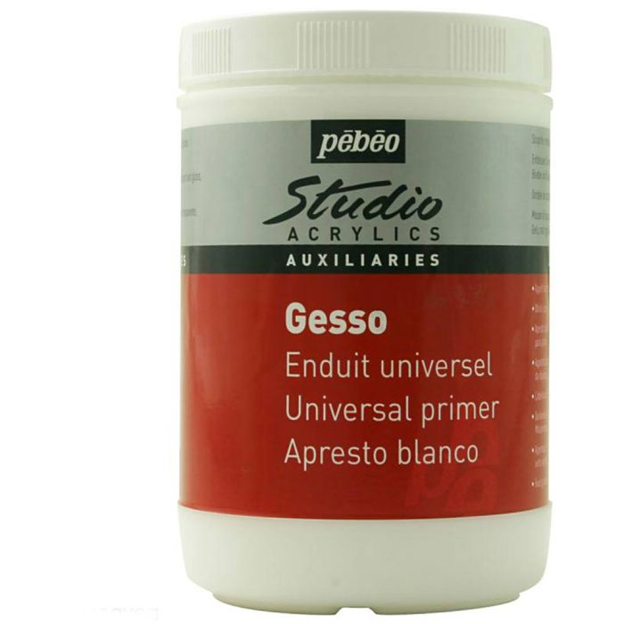 Gesso Pébéo Studio, blanc, 1000 ml/ 1 Pq.