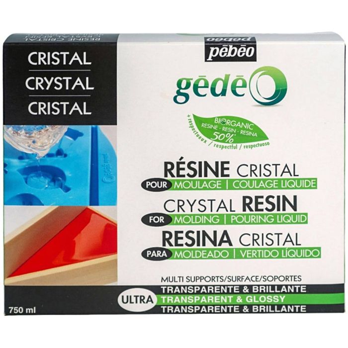 Kit Résine Cristal Bio, 750 ml/ 1 Pq.