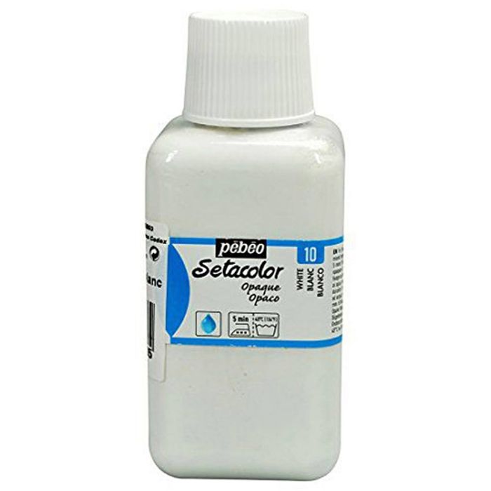 Peinture tissu Setacolor Pébéo, blanc, 250 ml/ 1 flacon