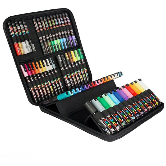 Mallette Posca, ass. de couleurs, 60 pièces/ 1 Pq.