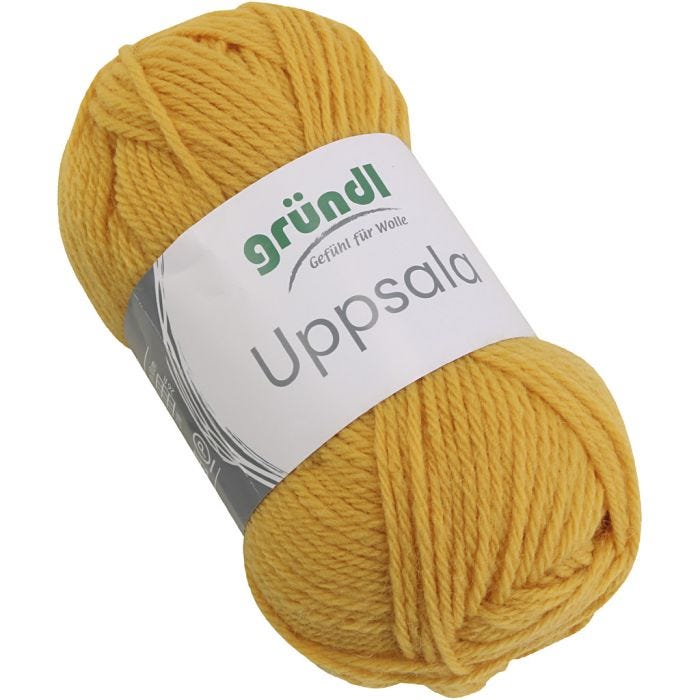 Wolgaren, L: 125 M, geel, 50 gr/ 1 stuk