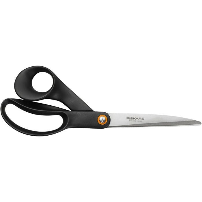 Ciseaux Multi-fonctions, L : 24 cm, droitier, noir, 1 pièce
