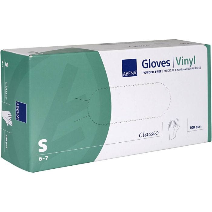 Gants jetables, dim. S, 100 pièces/ 1 Pq.