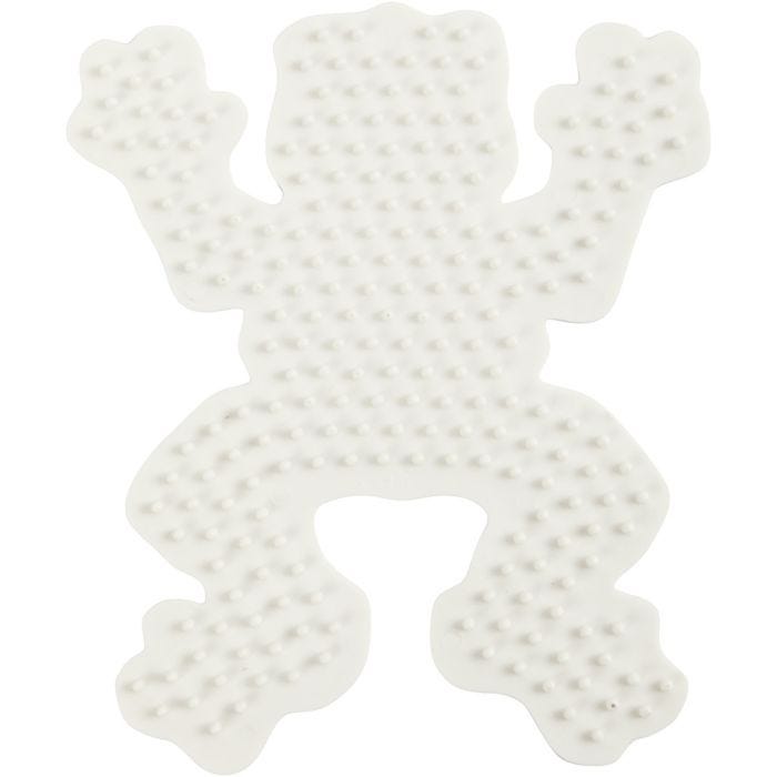 Plaques à Picots pour Perles NABBI BioBeads, grenouille, 10x12 cm, medium, 1 pièce