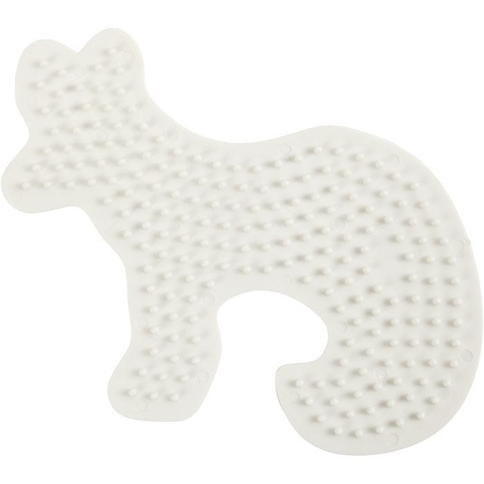 Plaques à Picots pour Perles NABBI BioBeads, renard, 9,5x13,4 cm, medium, 1 pièce