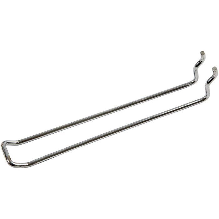 Broches pour gondole, L : 150 mm, L : 25 mm, ép. 3 mm, 50 pièces/ 1 Pq.