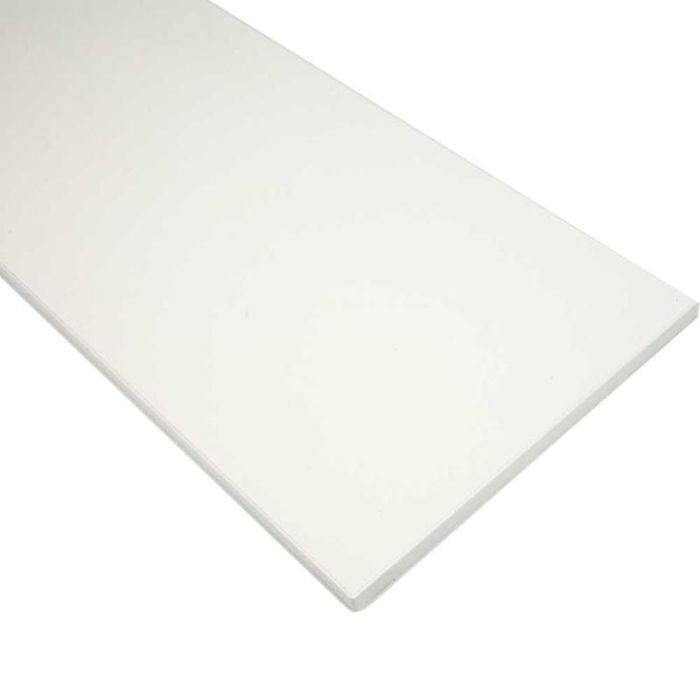 Melamine plank, D: 200 mm, L: 398 mm, dikte 16 mm, 1 stuk