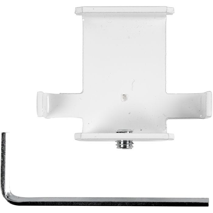 Profil de montage, Forme T, 55 mm, 20 cm, 45 mm, blanc, 1 pièce