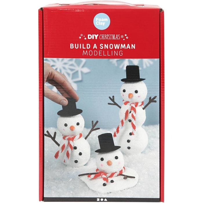 Fabriquez un bonhomme de neige, 1 set
