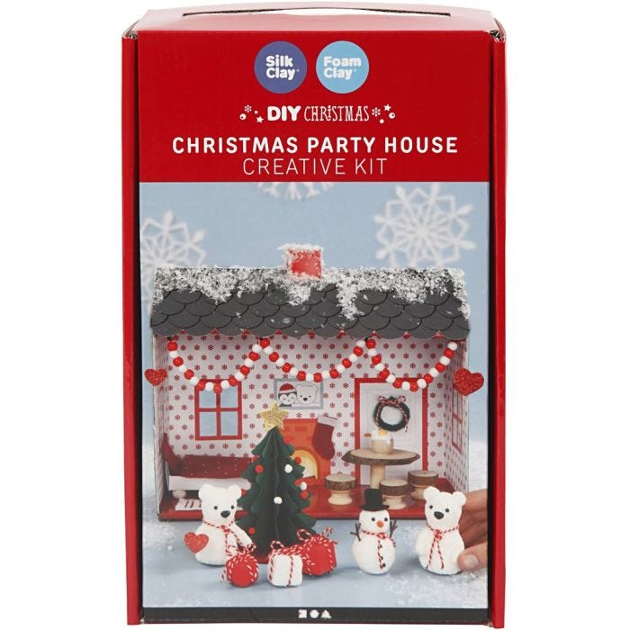 Maison fête de noël, 1 set
