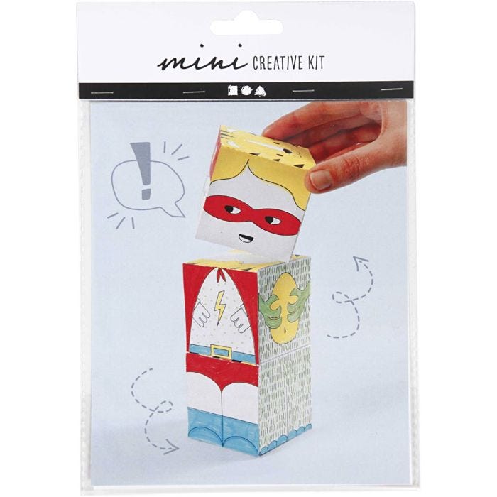 Mini Kit DIY, monstres et robots, 1 Pq.