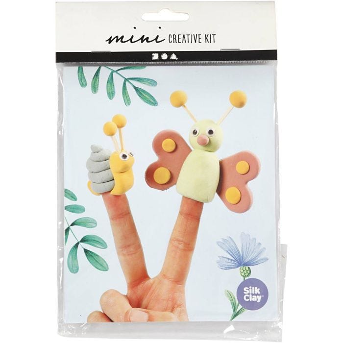 Mini Creative Kit, vingerpoppen, 1 doos