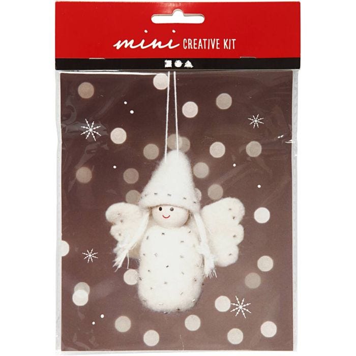 Creative mini kit, engel, 10 cm, 1 doos