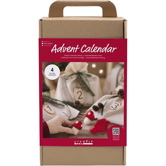 Calendrier de l’Avent Feutrage, 1 Pq.