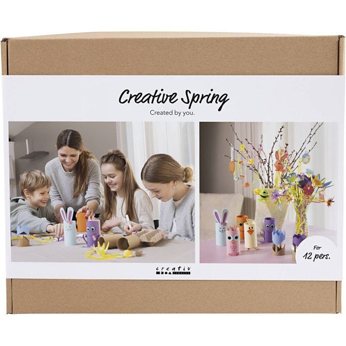Méga Kit DIY Printemps Créatif, couleurs de printemps, 1 Pq.