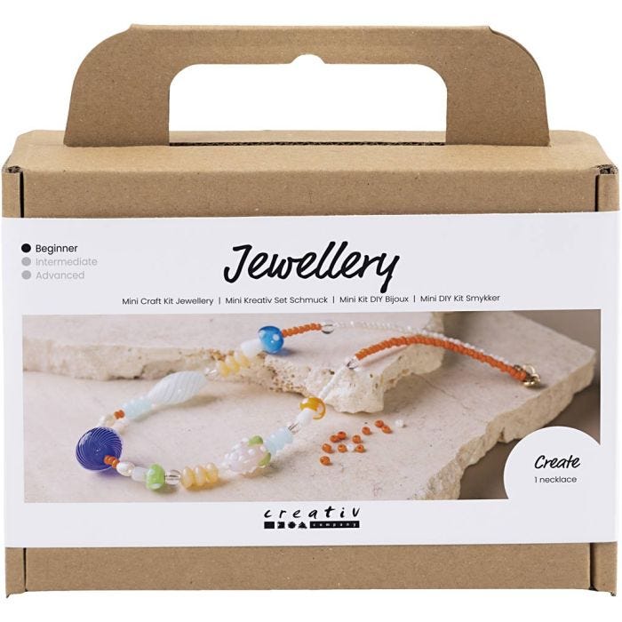 Mini Kit DIY Bijoux, Gros collier, multicolore, 1 Pq.