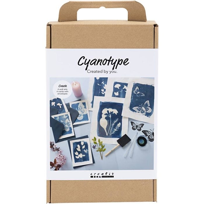 Kit DIY Cyanotypie, bleu, 1 Pq.