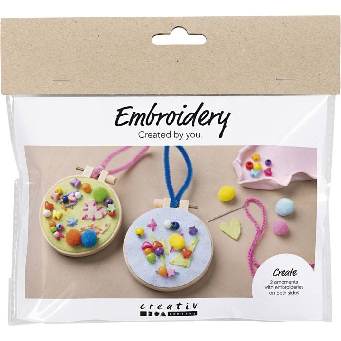 Mini Kit DIY Broderie, Imagination, 1 Pq.