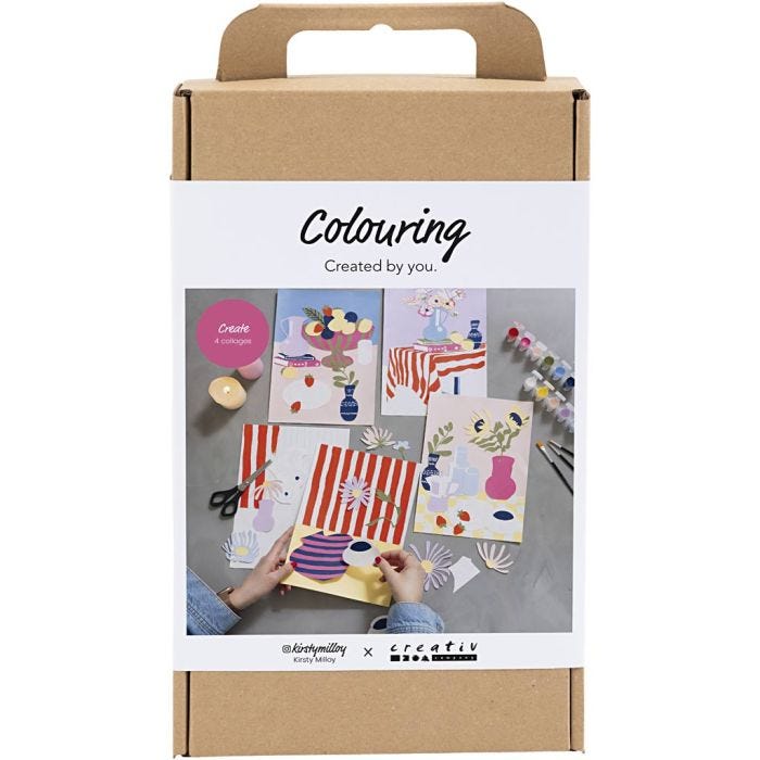 Kit DIY Coloriage, Collage, 1 Pq.
