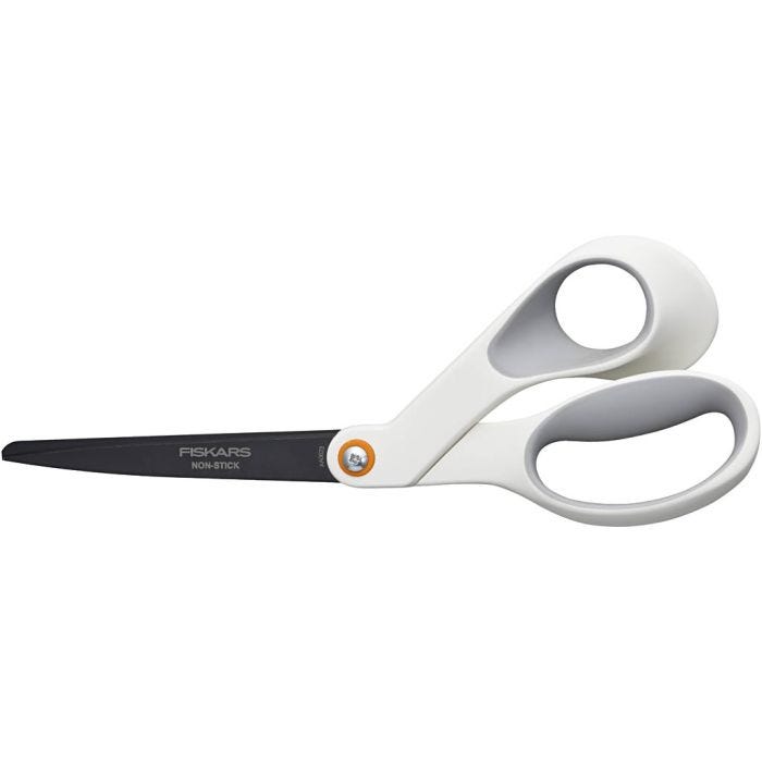 Non-stick Ciseaux Universels, L : 21 cm, droitier, 1 pièce
