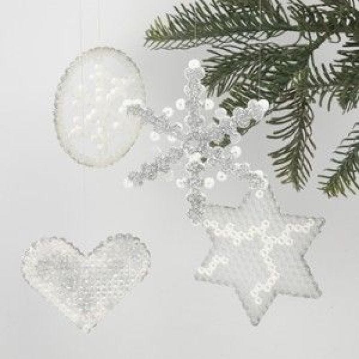 Décorations de Noël avec perles