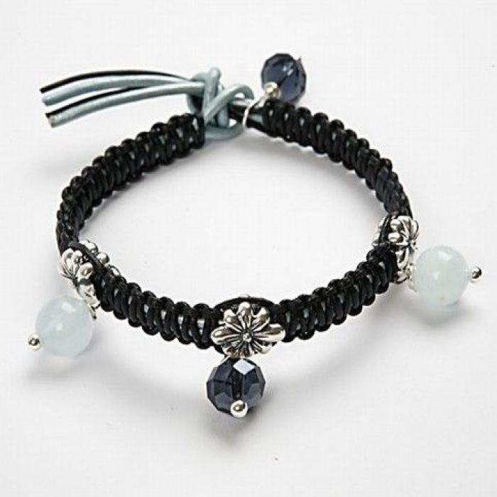 Braided bracelet in two colours