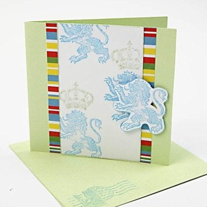 Cards with stamp printing
