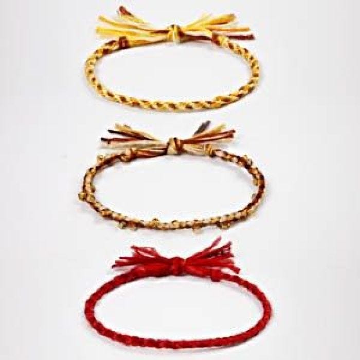 Kumihimo bracelets