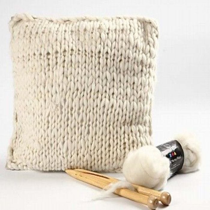 Cushion made from Merino Wool