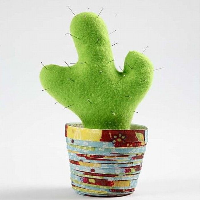 A Cactus in a Paper Pot