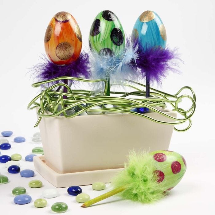 Colourful eggs