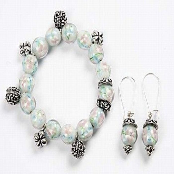 Glass Bead Bracelet