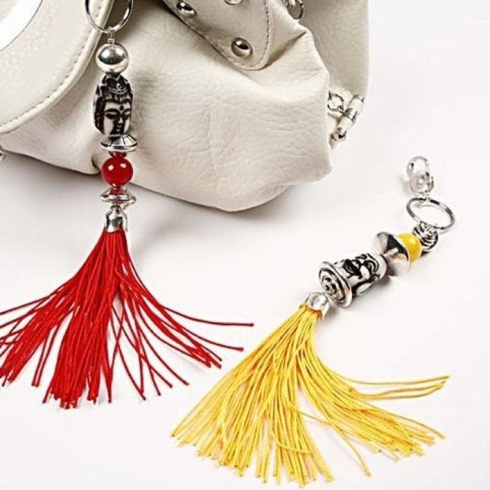 A tassel for the handbag